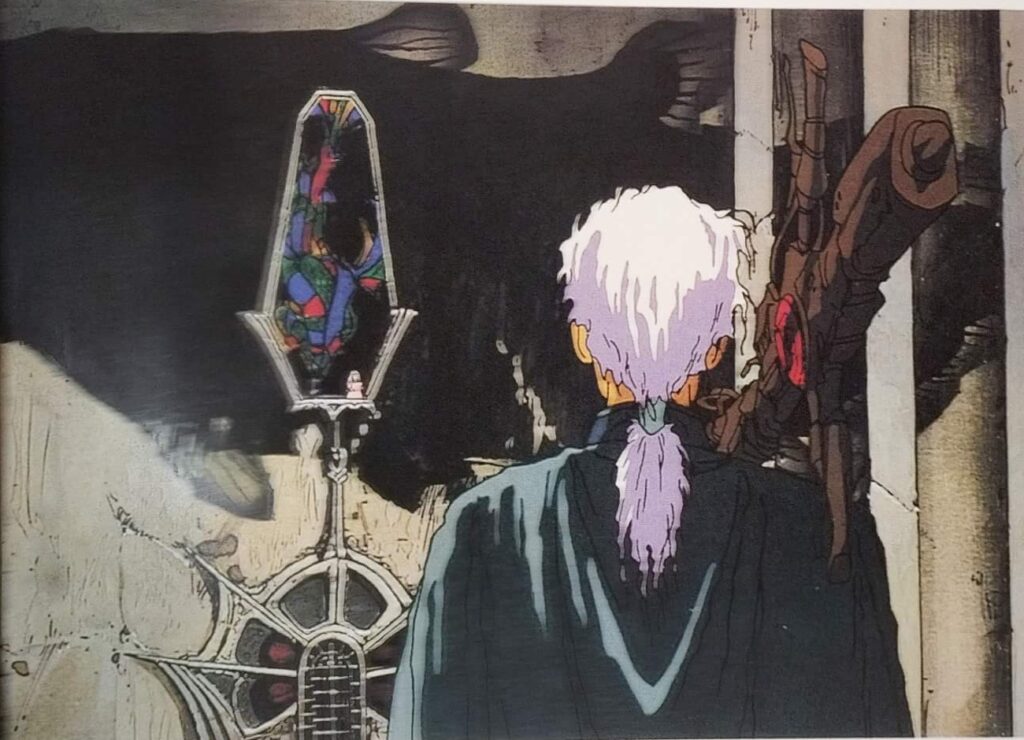 大きな魚の影にのまれる少女